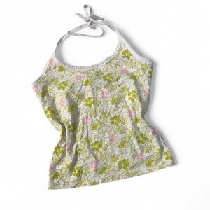 Vintage H&M Sport Floral Halter Top